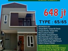 3 Kamar Rumah for sale in Cimanggis, Bogor, Cimanggis