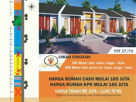 2 Bedroom House for sale in Jagonalan, Klaten, Jagonalan