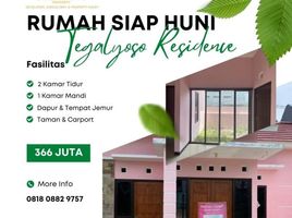 2 Kamar Rumah for sale in Klaten Selatan, Klaten, Klaten Selatan