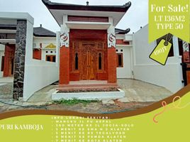 3 Kamar Rumah for sale in Juwiring, Klaten, Juwiring