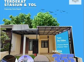 2 Kamar Rumah for sale in Pancoranmas, Bogor, Pancoranmas