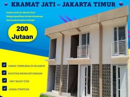 2 Kamar Rumah for sale in Halim Perdanakusuma Airport, Makasar, Kramat Jati