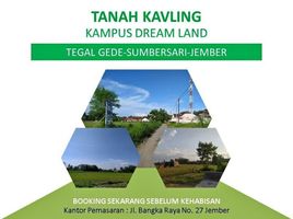  Land for sale in Jember, East Jawa, Sumbersari, Jember