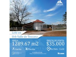  Terreno (Parcela) en venta en Coclé, Río Hato, Antón, Coclé