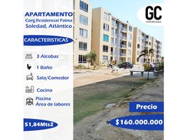 3 Habitación Apartamento en venta en Soledad, Atlantico, Soledad