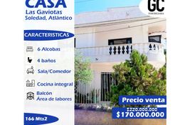 6 habitación Casa en venta en en Atlantico, Colombia