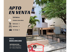 4 Habitación Apartamento en venta en Santa Marta, Magdalena, Santa Marta