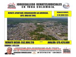  Terreno (Parcela) en venta en Apartado, Antioquia, Apartado