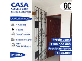 4 Habitación Casa en venta en Atlantico, Soledad, Atlantico