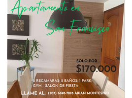 2 Habitación Apartamento en venta en Panamá, San Francisco, Ciudad de Panamá, Panamá, Panamá