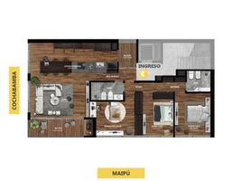 Condominium 3 chambre à vendre à Rosario, Santa Fe, Rosario