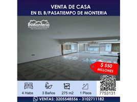 4 Habitación Villa en venta en Monteria, Córdoba, Monteria