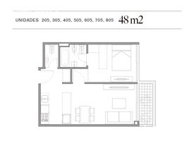 Condominium 1 chambre à vendre à Federal Capital, Buenos Aires, Federal Capital, Buenos Aires, Argentine