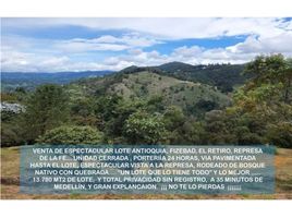  Terreno (Parcela) en venta en Antioquia, Retiro, Antioquia
