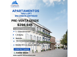 1 Habitación Apartamento en venta en El Chorrillo, Ciudad de Panamá, El Chorrillo