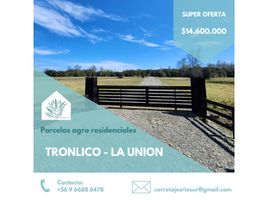  Terreno (Parcela) en venta en La Unión, Ranco, La Unión