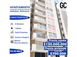 2 Habitación Apartamento en venta en Soledad, Atlantico, Soledad