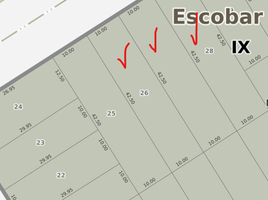  Grundstück zu verkaufen in Escobar, Buenos Aires, Escobar
