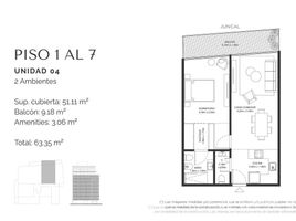1 Schlafzimmer Wohnung zu verkaufen in Federal Capital, Buenos Aires, Federal Capital