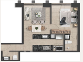 Condominium 1 chambre à vendre à Guadalajara, Jalisco, Guadalajara, Jalisco