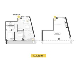 2 Habitación Apartamento en venta en Rosario, Santa Fe, Rosario