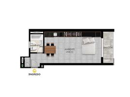 Estudio Apartamento en venta en Santa Fe, Rosario, Santa Fe