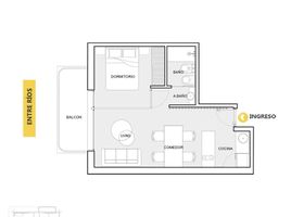 Condominium 1 chambre à vendre à Rosario, Santa Fe, Rosario, Santa Fe