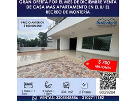 4 Habitación Villa en venta en Monteria, Córdoba, Monteria