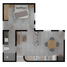 1 Schlafzimmer Wohnung zu verkaufen in Merida, Yucatan, Merida, Yucatan