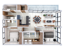 2 Habitación Departamento en venta en Merida, Yucatán, Merida