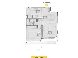 Condominium 1 chambre à vendre à Rosario, Santa Fe, Rosario, Santa Fe