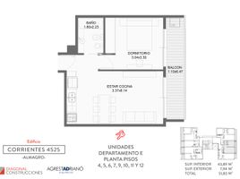 1 Habitación Apartamento en venta en Buenos Aires, Capital Federal, Buenos Aires