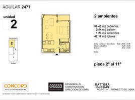 Condominium 1 chambre à vendre à Federal Capital, Buenos Aires, Federal Capital
