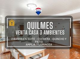 2 Bedroom House for sale in Quilmes, Buenos Aires, Quilmes