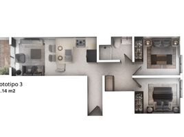 2 Schlafzimmer Wohnung zu verkaufen in Gustavo A Madero, Mexico City, Gustavo A Madero