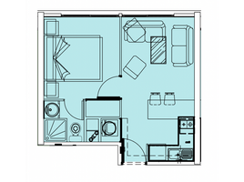 1 Bedroom Condo for rent in Chile, Santiago, Santiago, Santiago, Chile