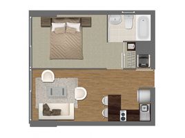 1 Bedroom Condo for rent in Chile, Santiago, Santiago, Santiago, Chile