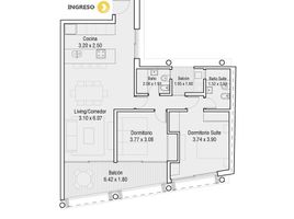 2 Habitación Apartamento en venta en Rosario, Santa Fe, Rosario