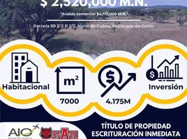 Grundstück zu verkaufen in Colon, Queretaro, Colon