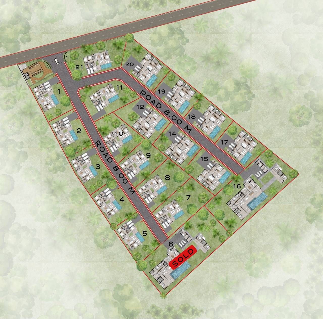 6 Bedrooms House for sale In The Mountain Estate Wang Phong Hua Hin