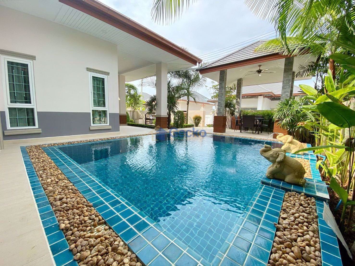 3 Bedroom House For Rent At Baan Dusit Garden