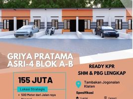 1 Bedroom House for sale in Prambanan, Klaten, Prambanan