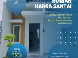 2 Bedroom Villa for sale in Prambanan, Klaten, Prambanan