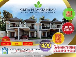 2 Bedroom Villa for sale in Klaten Utara, Klaten, Klaten Utara