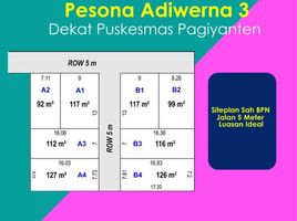  Land for sale in Aduwerna, Tegal, Aduwerna