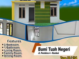 2 Habitación Casa en venta en Siak Hulu, Kampar, Siak Hulu