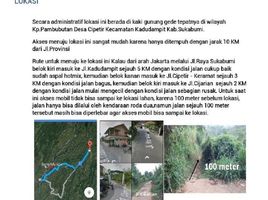  Land for sale in Sukabumi, West Jawa, Sukabumi, Sukabumi