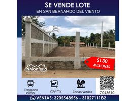  Terreno (Parcela) en venta en San Bernardo Del Viento, Córdoba, San Bernardo Del Viento