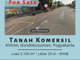  Tanah for sale in Yogyakarta, Danurejan, Yogyakarta, Yogyakarta