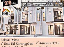 2 Kamar Rumah for sale in Karangploso, Malang Regency, Karangploso